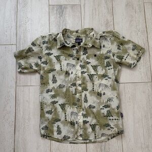 Patagonia Men's Go To Shirt in Half Dome Bear